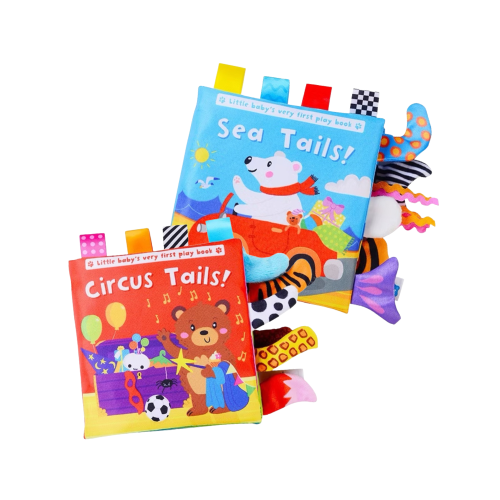 Baby Soft Learning Cloth Book Set x2